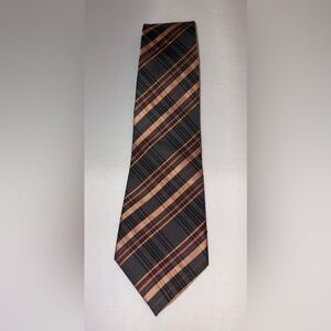 KAILONG Handmade 100% Silk Tie Men's Plaid Necktie NEW